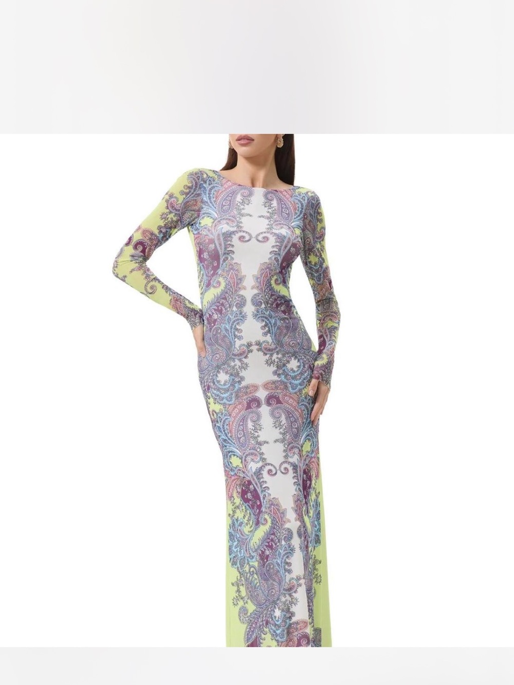 AFRM TALMO DRESS Paisley Print Maxi Dress